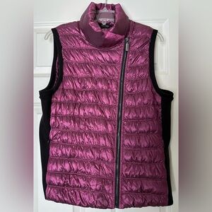 Calvin Klein Performance Vest in Metallic Purple Extra Large